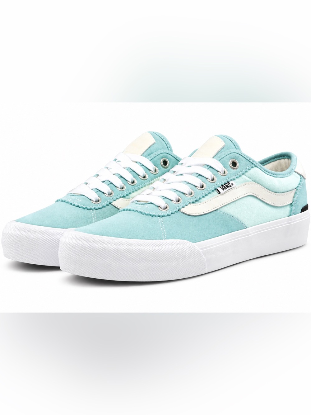 Vans Pro Skate Shoes Teal Suede Lace-Up Sneakers Men’s Size 4.5